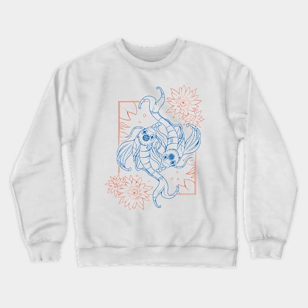 Pisces Steampunk Astrology Crewneck Sweatshirt by Life2LiveDesign